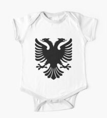Albanian Eagle / Flag One Piece - Short Sleeve