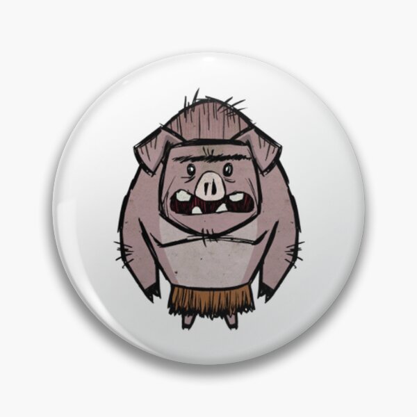Item preview, Don_t Starve Pig   designed and sold by SocklessShop.