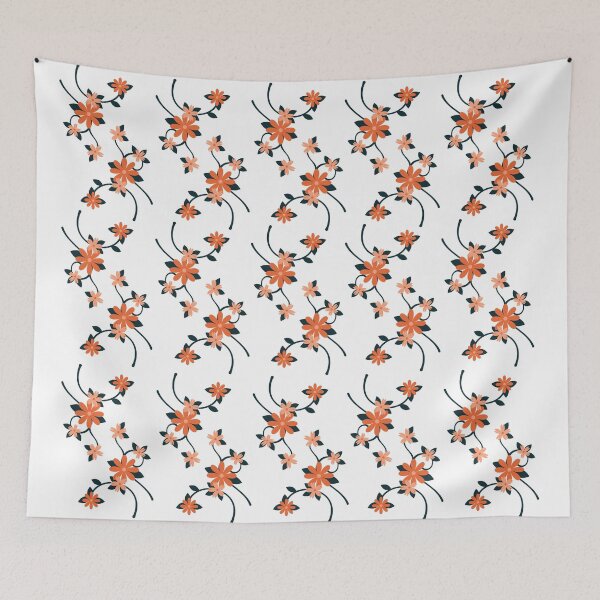 Item preview, Orange flowers designed and sold by annaaires.