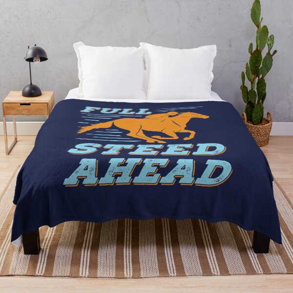 Item preview, Full Steed Ahead Funny Horse Riding Racing designed and sold by jaygo.
