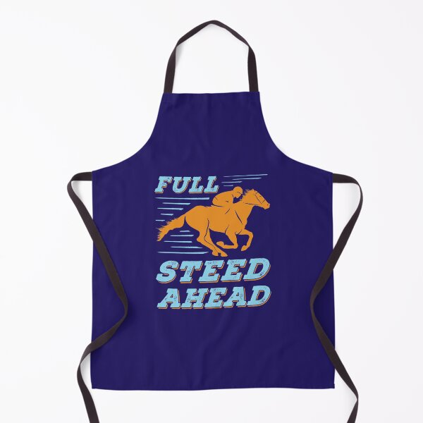 Item preview, Full Steed Ahead Funny Horse Riding Racing designed and sold by jaygo.