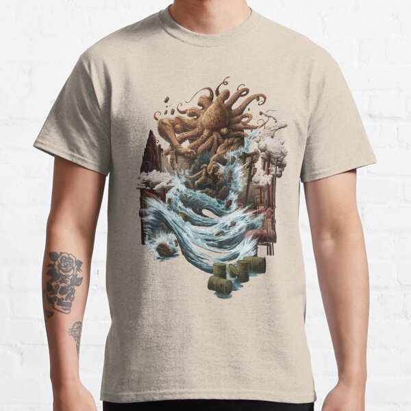 Octo takes a bath. Classic T-Shirt