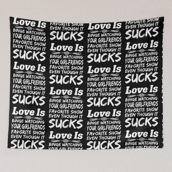 Item preview, Love Is Funny Sarcastic Binge Watch TV Programs That Suck designed and sold by CharJens.