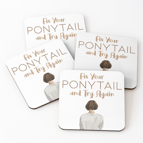 Item preview, Fix Your Ponytail and Try again designed and sold by ErmessThiings.