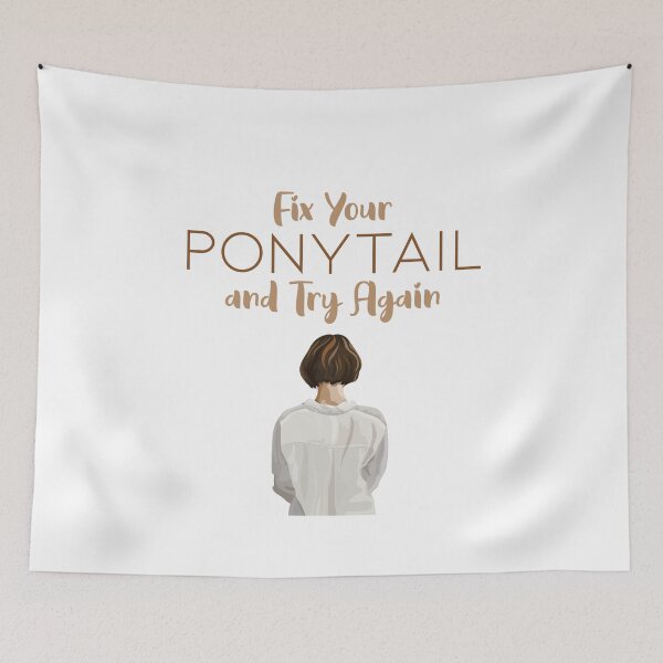 Item preview, Fix Your Ponytail and Try again designed and sold by ErmessThiings.