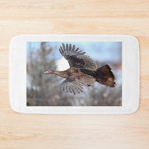 Item preview, Wild Turkey in flight designed and sold by James Cumming.