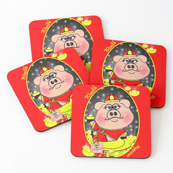 Item preview, Wealthy pig  designed and sold by Shirley cute art .