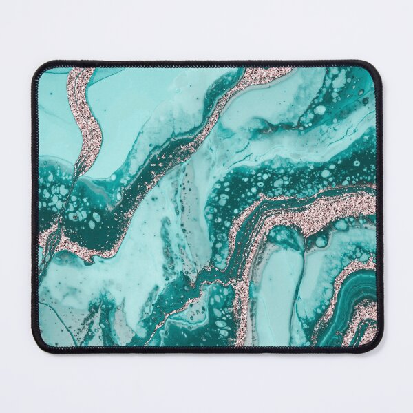 Item preview, Luxury Marble Abstract Painting Teal And Pink designed and sold by artsandsoul.
