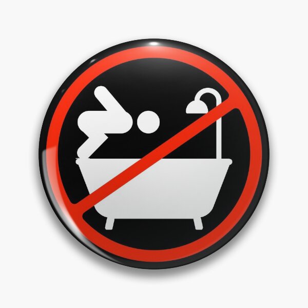 Item preview, No diving in the bathtub designed and sold by Caregiverology.