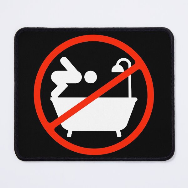 Item preview, No diving in the bathtub designed and sold by Caregiverology.