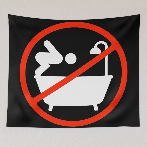 Item preview, No diving in the bathtub designed and sold by Caregiverology.