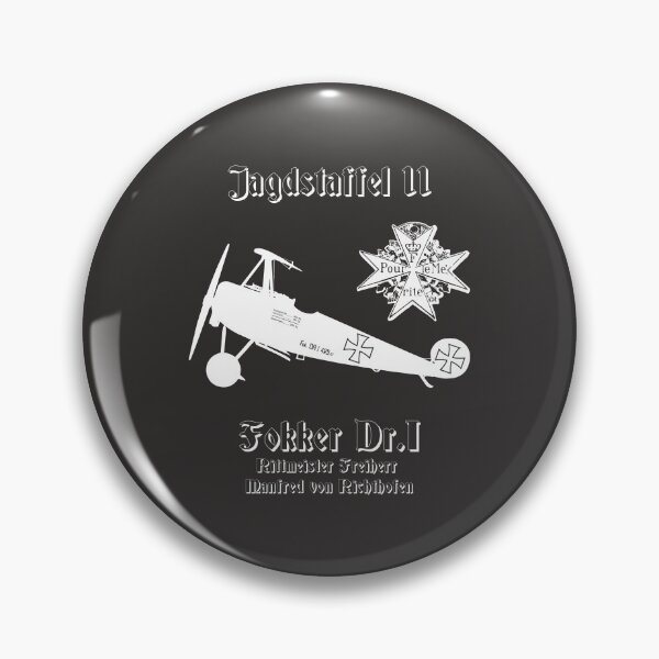 Item preview, Jasta 11 Fokker DR.I German Triplane Dreidecker Richthofen Jagdstaffel Shirt designed and sold by stearman.