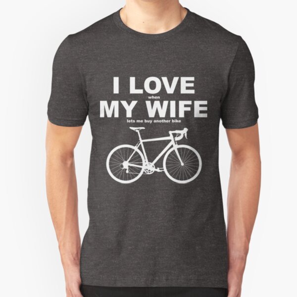 I LOVE MY WIFE* Slim Fit T-Shirt