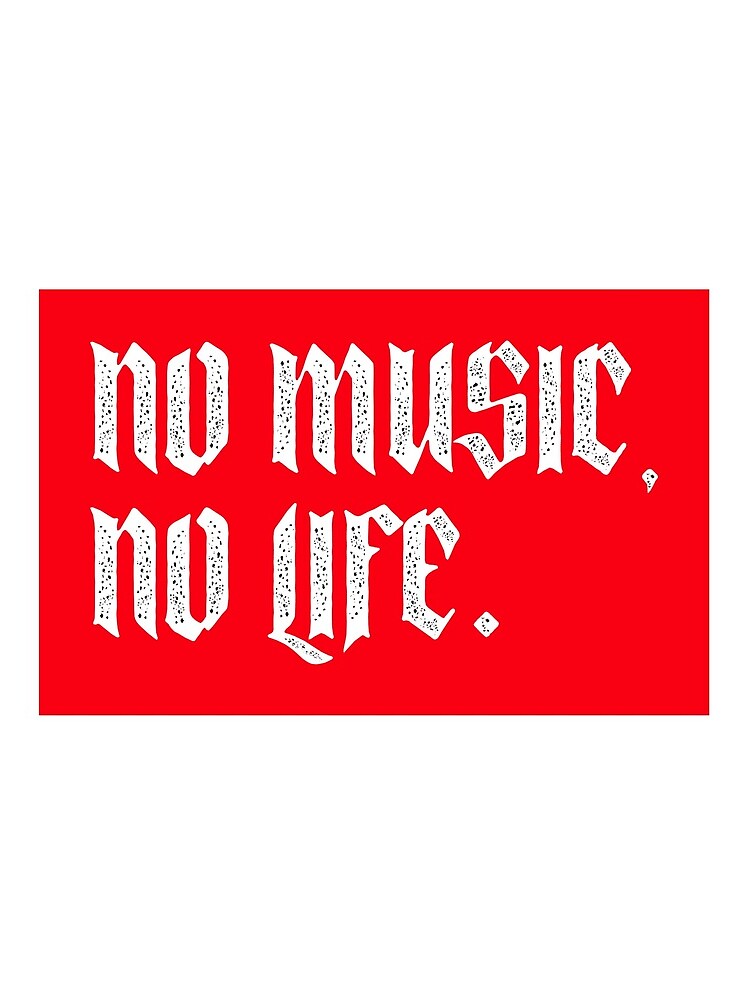 Mochila saco for Sale con la obra « Sin música, sin vida ROJO» de