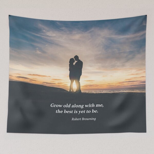 Item preview, Grow Old Along with Me (Inspirational Poetry) designed and sold by ThatsNovelGifts.
