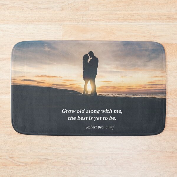 Item preview, Grow Old Along with Me (Inspirational Poetry) designed and sold by ThatsNovelGifts.
