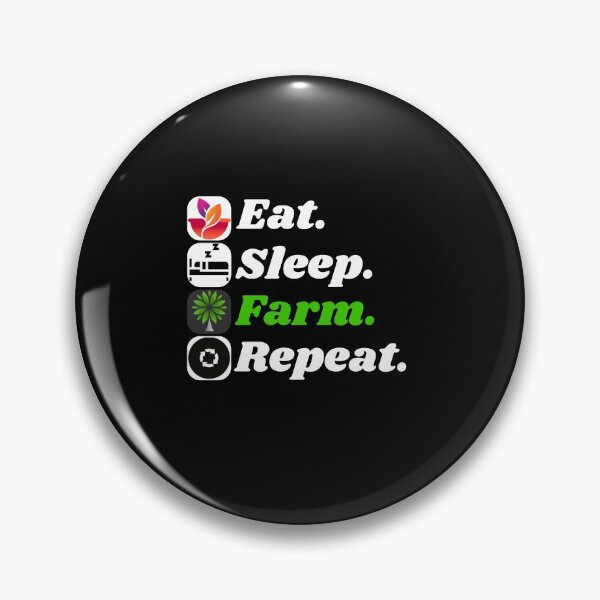 Item preview,   Eat Sleep Farm Repeat Farmer Farming designed and sold by yslash.