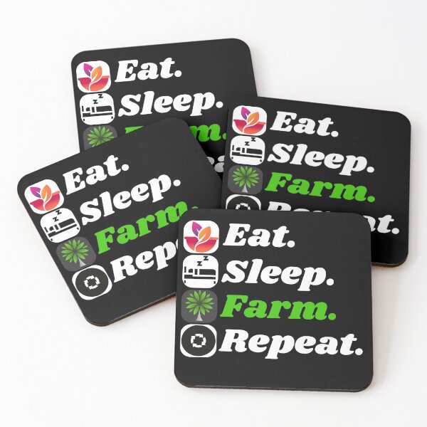 Item preview,   Eat Sleep Farm Repeat Farmer Farming designed and sold by yslash.