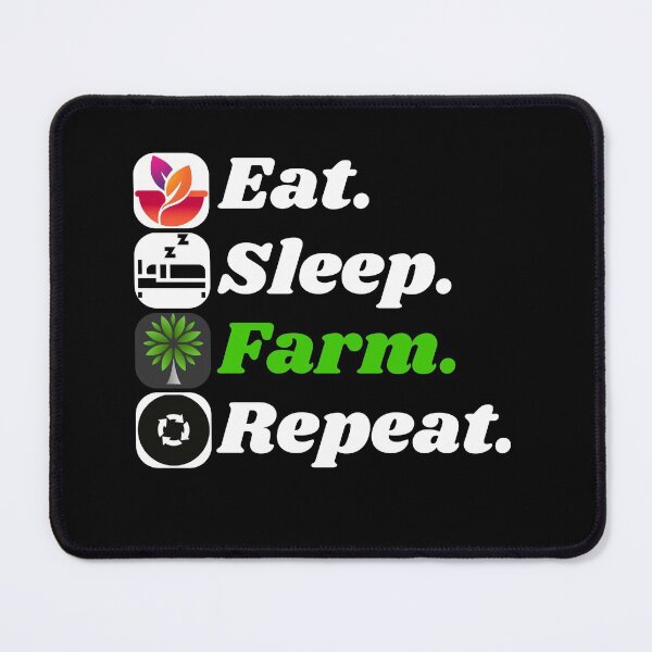 Item preview,   Eat Sleep Farm Repeat Farmer Farming designed and sold by yslash.