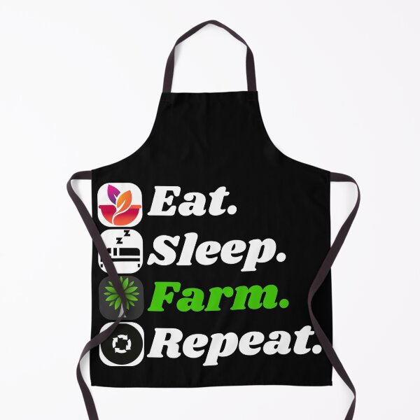 Item preview, Eat Sleep Farm Repeat Farmer Farming designed and sold by yslash.