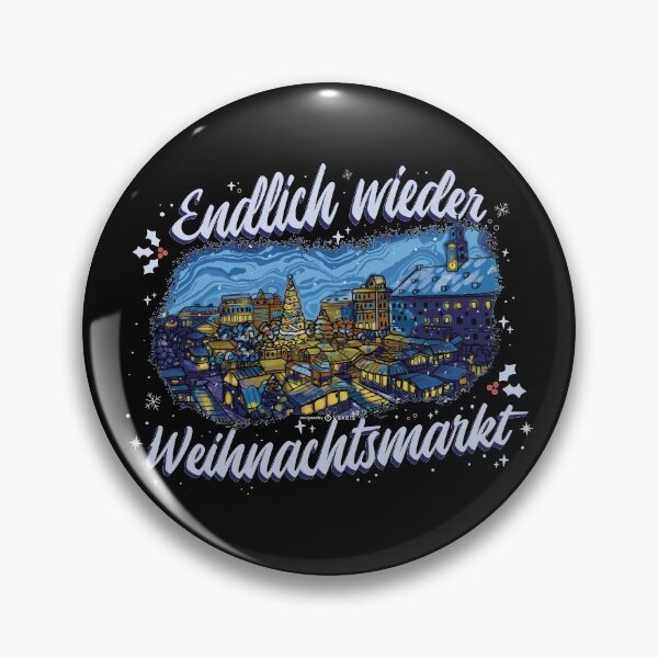 Item preview, German Christmas City Endlich Wieder Weihnachtsmarkt designed and sold by TamGustam.