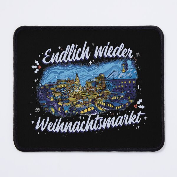 Item preview, German Christmas City Endlich Wieder Weihnachtsmarkt designed and sold by TamGustam.