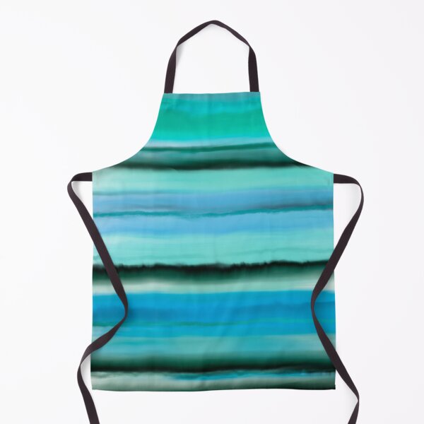 Item preview, Blue And Green Watercolor Stripes designed and sold by artsandsoul.