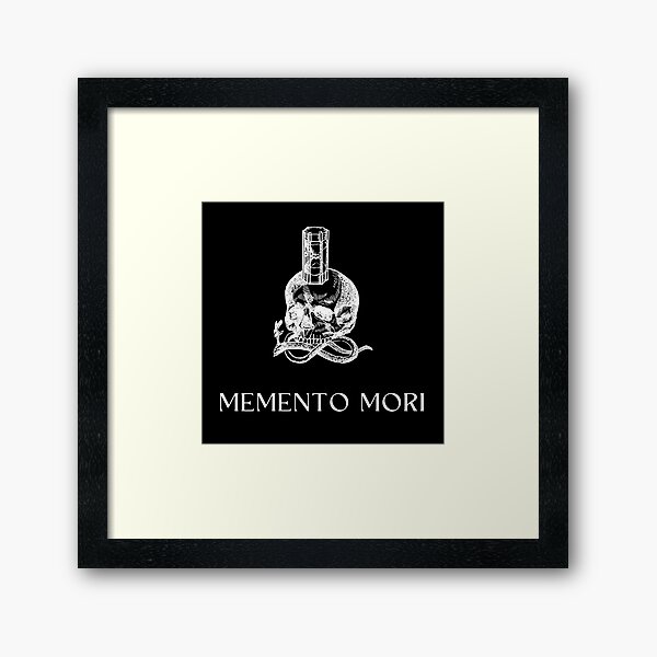 Artikel-Vorschau von Memento Mori Totenkopf Sanduhr, designt und verkauft von Ninjakandy.