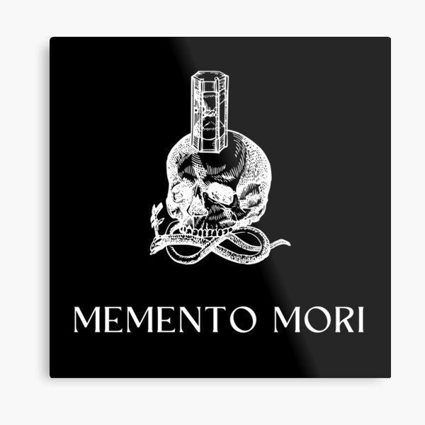 Artikel-Vorschau von Memento Mori Totenkopf Sanduhr, designt und verkauft von Ninjakandy.