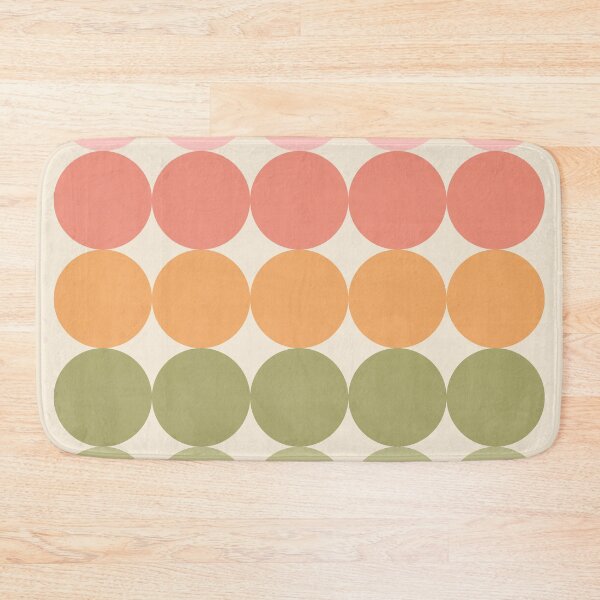 Item preview, Geometric colour Dots 1. Peachy & Green designed and sold by Dominiquevari.