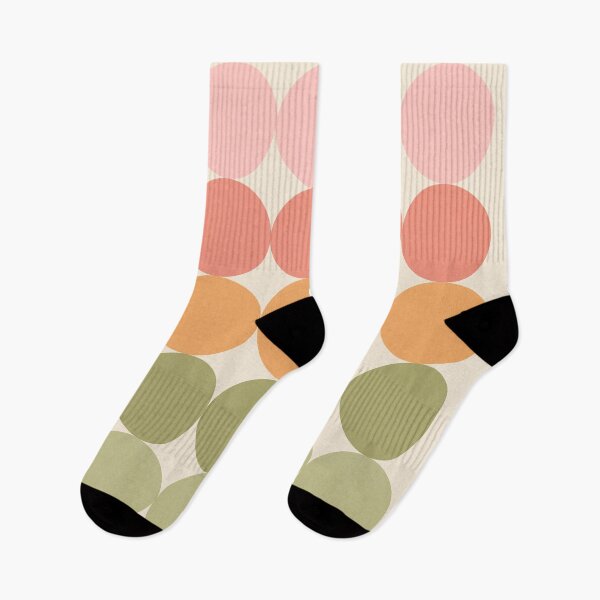 Item preview, Geometric colour Dots 1. Peachy & Green designed and sold by Dominiquevari.