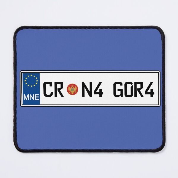 Item preview, Montenegro car registration plate designed and sold by Travellerz.