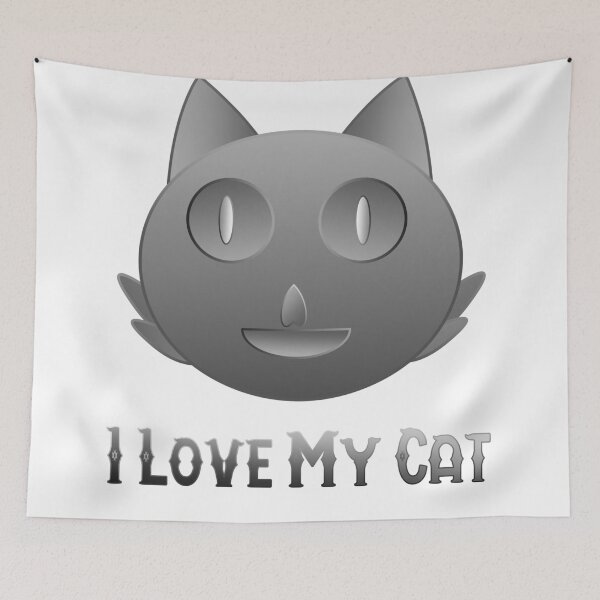 Item preview, I Love My Cat designed and sold by VkScript.