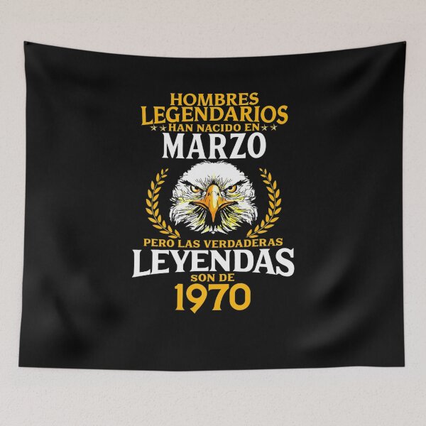 Item preview,  Cumplea os Marzo 51 A os Leyendas de 1970 51st Birthday  designed and sold by GinaDrake.
