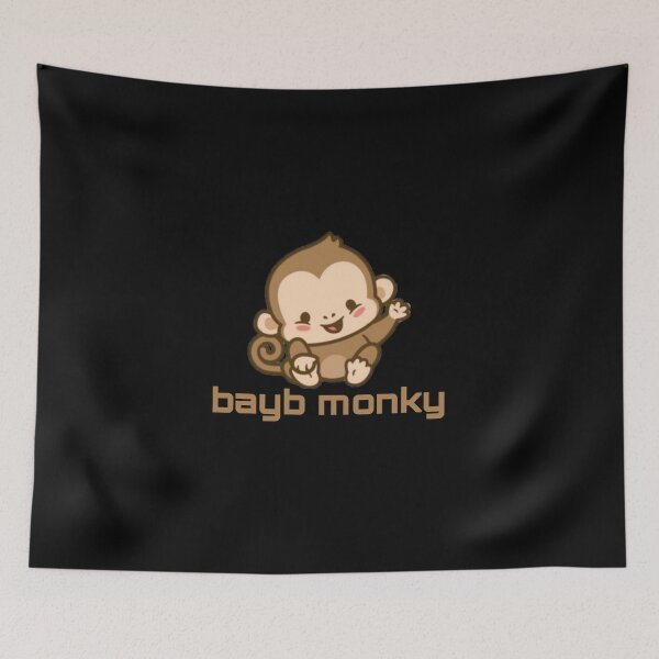 Item preview, Baby Monkey cute  designed and sold by smokeshop1.