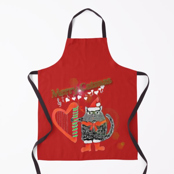 Item preview, Merry Catmas musical, funny Christmas cat in boots, comic designed and sold by kikidu21.