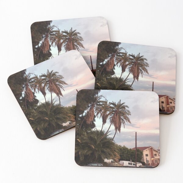Item preview, Palmtree in pink sky designed and sold by Morethanless.