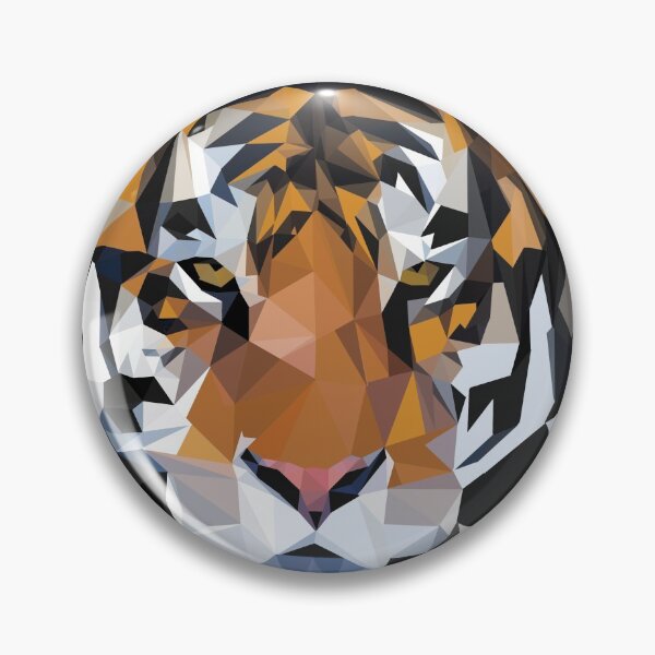 Item preview, Abstract tiger geometric artwork   designed and sold by JDgraphic.