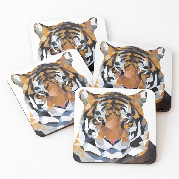 Item preview, Abstract tiger geometric artwork   designed and sold by JDgraphic.