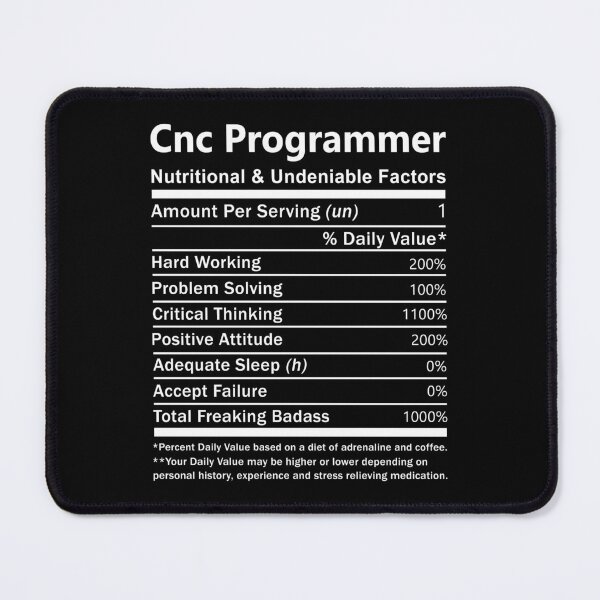 Item preview, Cnc Programmer T Shirt - Nutritional and Undeniable Factors Gift Item Tee designed and sold by oslandefren.