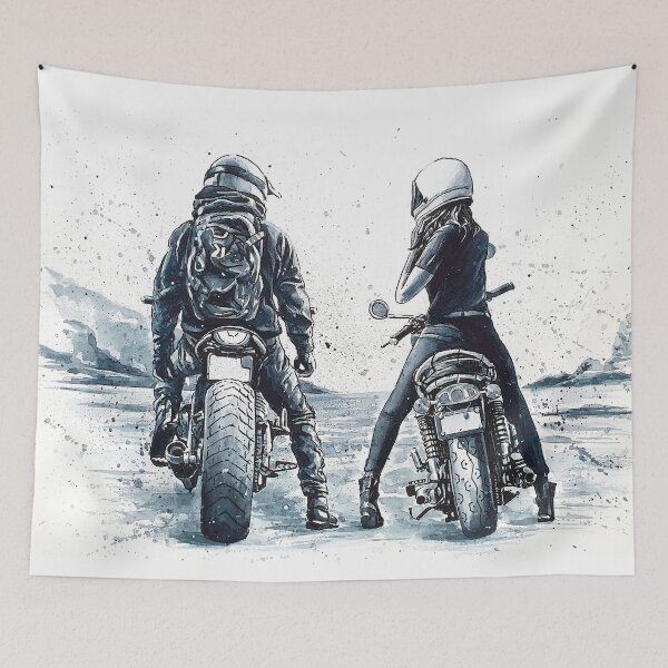 Item preview, Romantic biker couple designed and sold by Kostart.