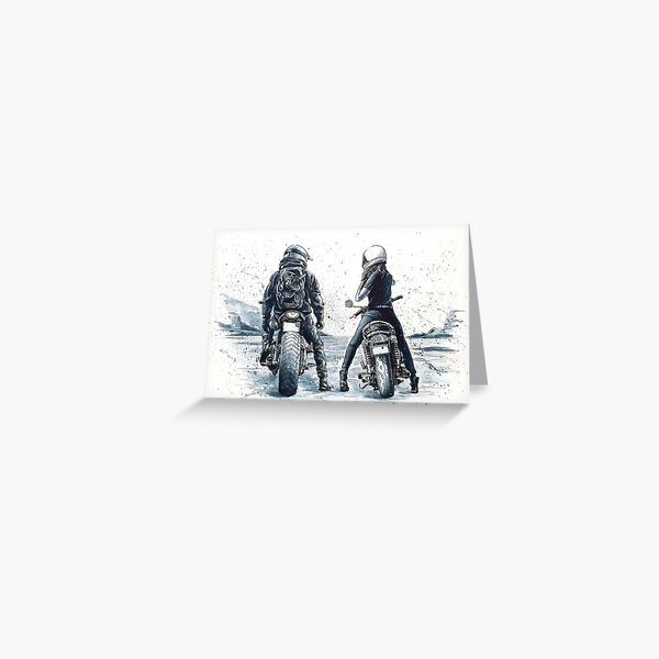 Item preview, Romantic biker couple designed and sold by Kostart.
