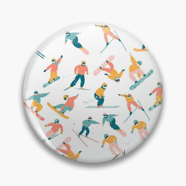 Item preview, Colorful Ski Pattern Yellow Pink Blue designed and sold by Parag's Travel Shop.
