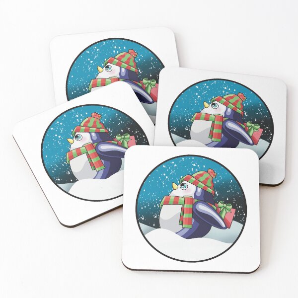 Item preview, FOR YOU Penguin wants you to have a happy holiday and has a gift for you! designed and sold by Bennet and Bird.