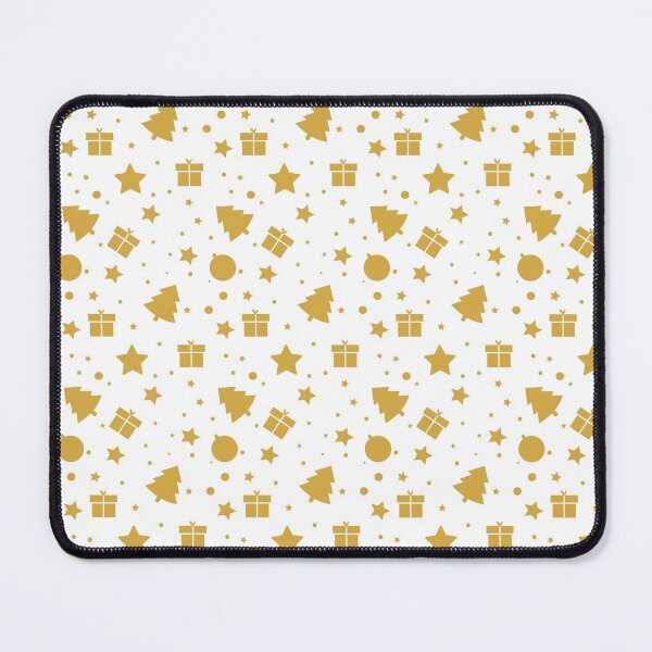 Item preview, golden trees , gifts and stars christmas pattern  designed and sold by M Mariatique.