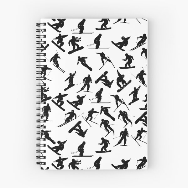 Item preview, Black Ski Pattern designed and sold by Parag's Travel Shop.