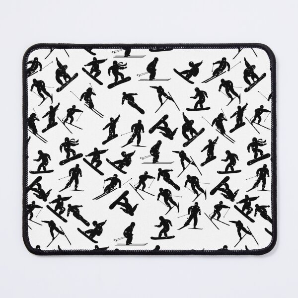 Item preview, Black Ski Pattern designed and sold by Parag's Travel Shop.