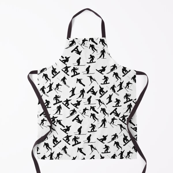 Item preview, Black Ski Pattern designed and sold by Parag's Travel Shop.