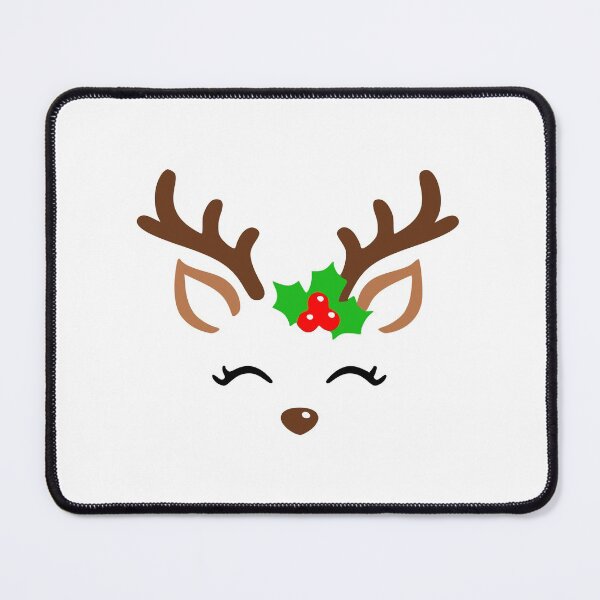 Item preview, Christmas Reindeer Faces Pack, Reindeer, Girl Reindeer, Boy Reindeer, Glasses Reindeer, Ribbon Reindeer, Christmas, 356w31 designed and sold by wshStudio.