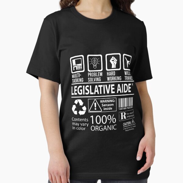 Item preview, Legislative Aide T Shirt - MultiTasking Certified Job Gift Item Tee designed and sold by killingworthhi.